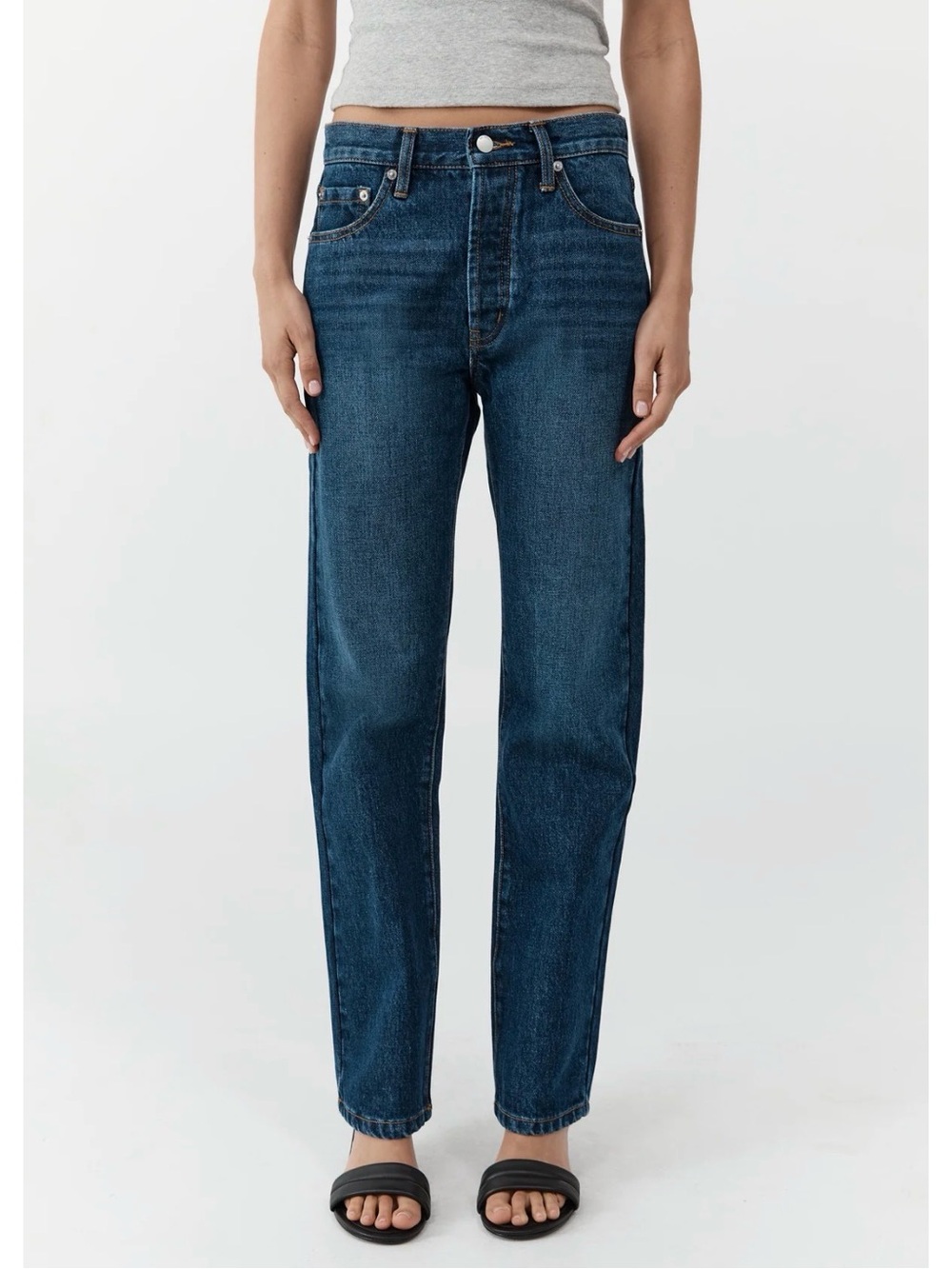 St Agni 90s Straight Leg Denim Dark Indigo